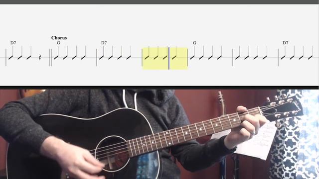 Yellow Submarine (Easy Chords and Strumming) Watch and Learn Guitar Lesson for Kids to Pre-teen. смотреть онлайн