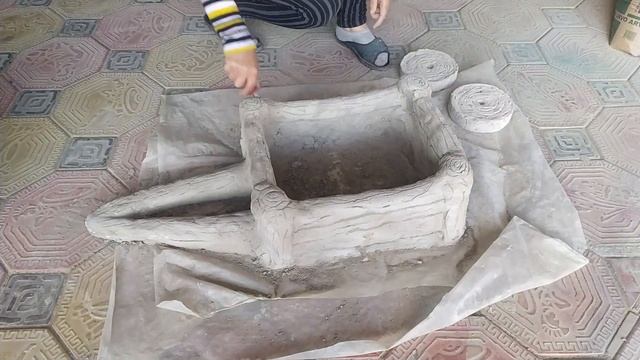 Повозка из цемента своими руками. Идеи для дачи DIY смотреть онлайн