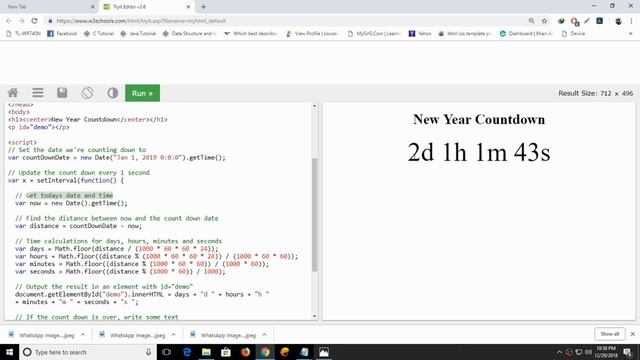 html Project 3 || New year CountDown 2019 #Animation ? смотреть онлайн