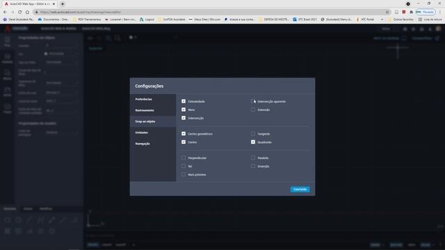 AutoCAD Web | Configuração da Tela Gráfica смотреть онлайн