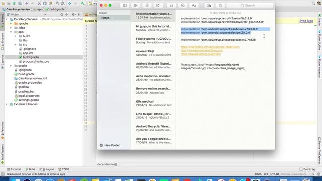 Android RecyclerView Tutorial || Json Parsing using Retrofit PART 1 смотреть онлайн