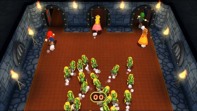 Mario Party 9 - All Survival Minigames (Mario Vs Peach, Luigi, Daisy)| Cartoons Mee