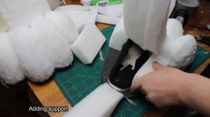 //The Making Of A Protogen Fursuit// Digitigrade Feet Paws + PDF Template