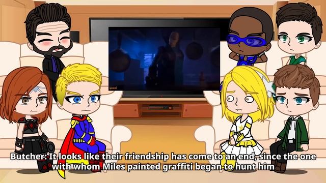 The BOYS react to Miles Morales || Spider-Verse || Gacha React смотреть онлайн