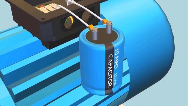 How to run three phase motor with single phase Supply | Easy Explanation with Animation смотреть онлайн