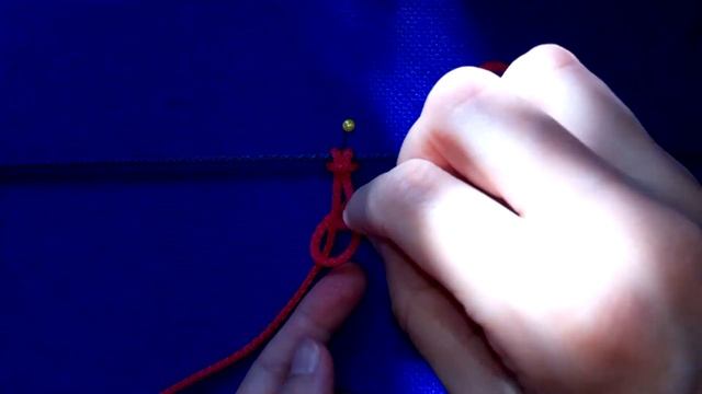 Галстучный (Словацкий) узел. Уроки макраме. смотреть онлайн