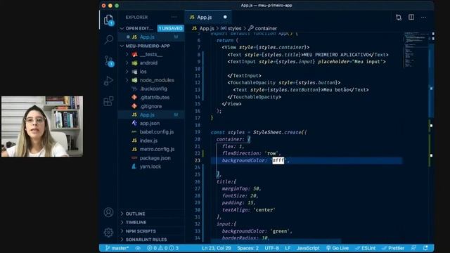 Como posicionar elementos no React Native смотреть онлайн