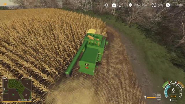 Lone Oak FS19 EP 2 Late Fall Harvest! смотреть онлайн