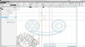 Видеоурок 007. Создание чертежа в КОМПАСЕ-3D V18.1. Подвеска на формате А3.