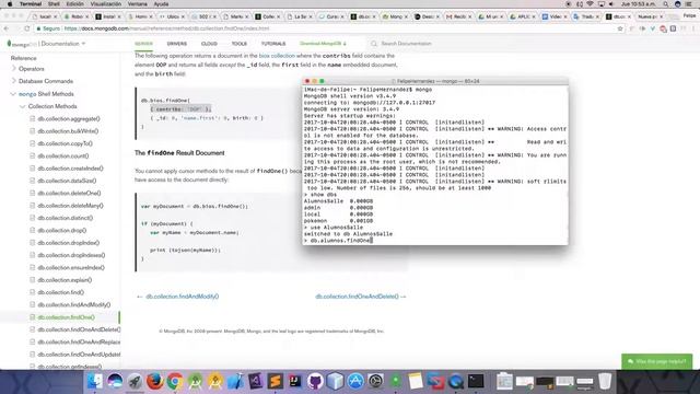 Conociendo MongoDB parte 4 uso del findOne смотреть онлайн