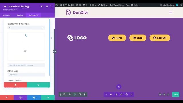Show/Hide Menu Items Based On... User Role смотреть онлайн