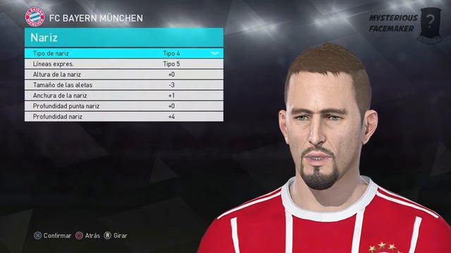 Franck Ribéry Pes 2018 Face edit смотреть онлайн