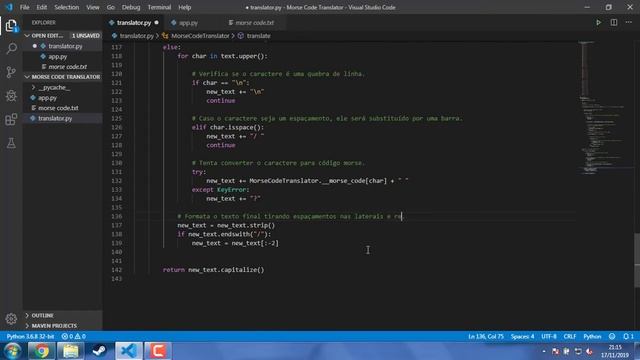 Coding Morse Code Translator in Python | Timelapse смотреть онлайн