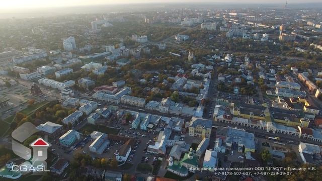 Аэросъемка города Владимир смотреть онлайн