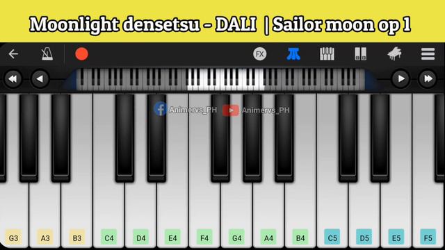 Moonlight Densetsu - DALI | Sailor Moon op 1 | Perfect Piano Easy смотреть онлайн