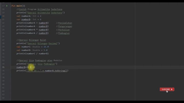 Belajar Kotlin Pemula 2c Basics - Operasi Aritmatika (+ - * / % modulus, desimal, urutan operasi) смотреть онлайн
