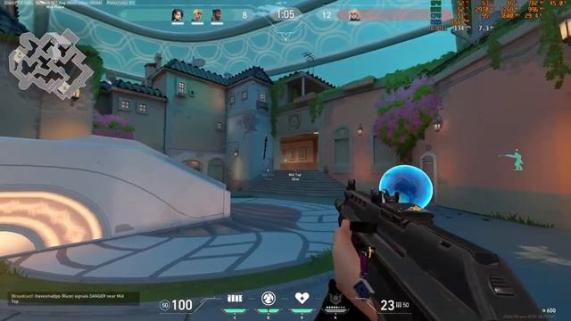 Valorant | Pearl Map | Intel Core i5 7500 with AMD Sapphire 5600 xt смотреть онлайн