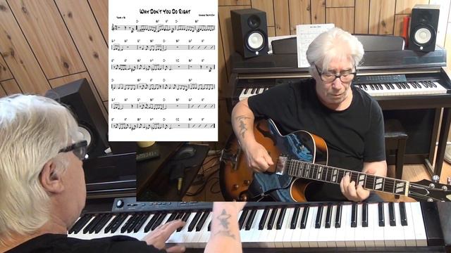 Why Don't You Do Right - Jazz guitar & piano cover ( K. Joe McCoy ) смотреть онлайн