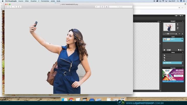Photoshop Online - Trocar Fundo da Foto ou deixar Transparente смотреть онлайн