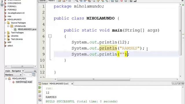 Mi primer programa en Java смотреть онлайн