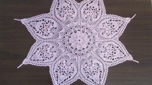 Салфетка крючком Дэника. Часть 6