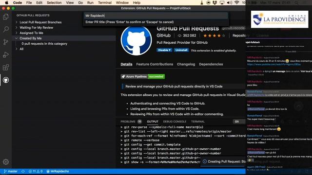 [Tuto] PullRequest Dans VS Code смотреть онлайн
