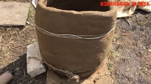 ДЕЛАЮ ТАНДЫР СВОИМИ РУКАМИ ПРОБУЮ ИСПЕЧЬ ЛЕПЕШКИ