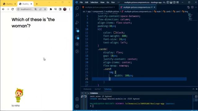 DUOLINGO CLONE con Angular y SCSS! - Parte 1 MAQUETANDO LAS VISTAS смотреть онлайн
