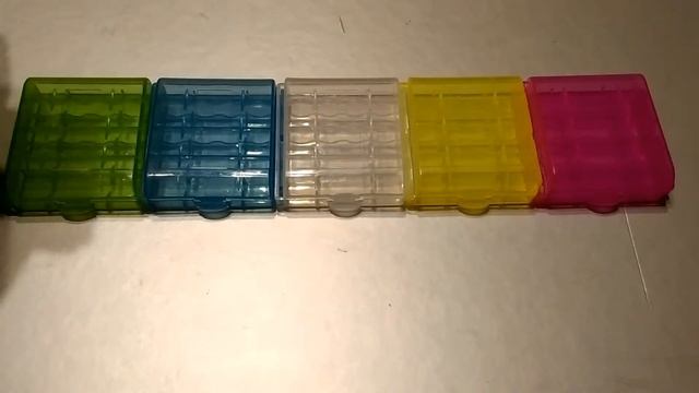 Коробочки для аккумуляторов AA/AAA 5 штук смотреть онлайн