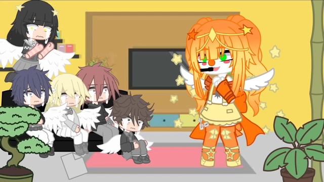 fnaf 1/missing children react to Elizabeth Afton voice lines || FNAF || gacha life смотреть онлайн