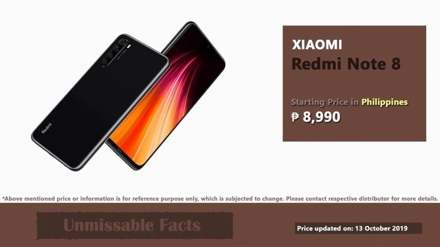 Xiaomi Redmi Note 8 Price in Philippines смотреть онлайн