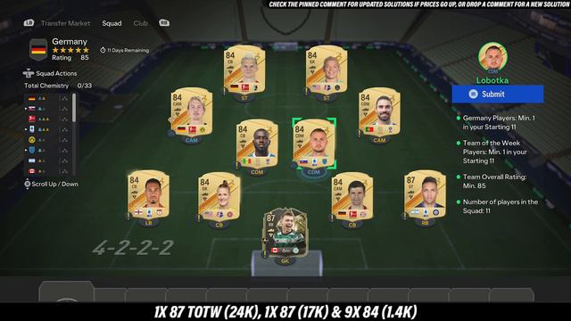 90 RTTF Joshua Kimmich SBC Completed - Cheap Solution & Tips - FC 24 смотреть онлайн