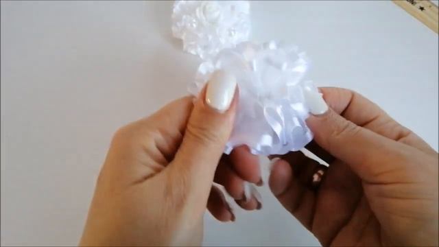 Простые пышные бантики из органзы / Simple organza bows / Fitas de organza смотреть онлайн