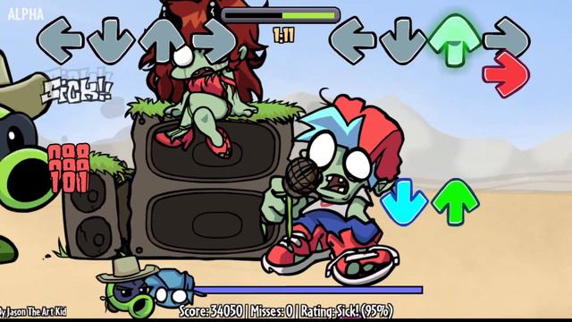 FNF Plants VS Rappers - JuicelessHalloween bite except I charted it