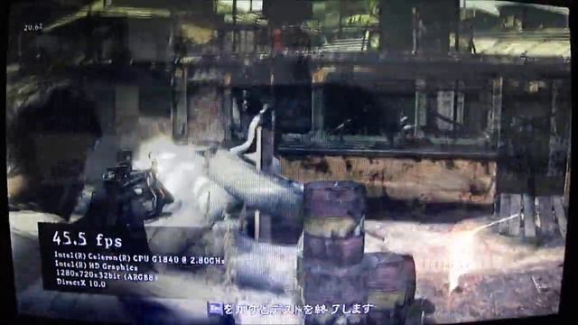 【Benchmark】BIOHAZARD 5 on Celeron G1840 Intel HD Graphics OC смотреть онлайн