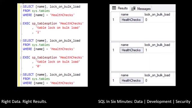 T-SQL: Lock Table On Bulk Insert/Bulk Load смотреть онлайн