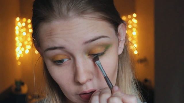 ? Green MakeUp tutorial/ Зеленый макияж смотреть онлайн