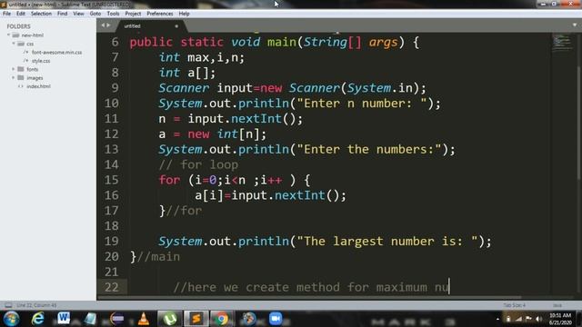 How to find the Largest Number among n digits in java | Java deginner смотреть онлайн