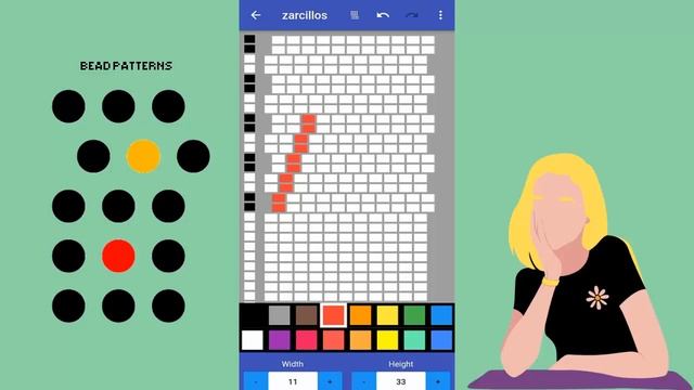 ?DISEÑA TUS PROPIOS PATRONES EN TU CELULAR | PULSERAS EN TELAR, ARETES CASCADA CON PEYOTE смотреть онлайн