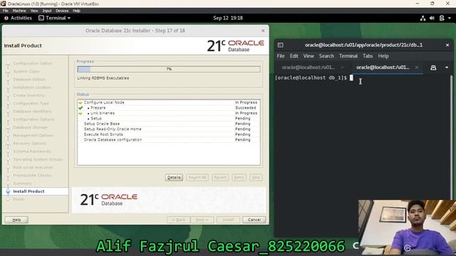 Tutorial Instal Oracle Database 21c смотреть онлайн