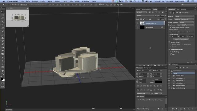 Photoshop 3D Printing 01 Introduction смотреть онлайн