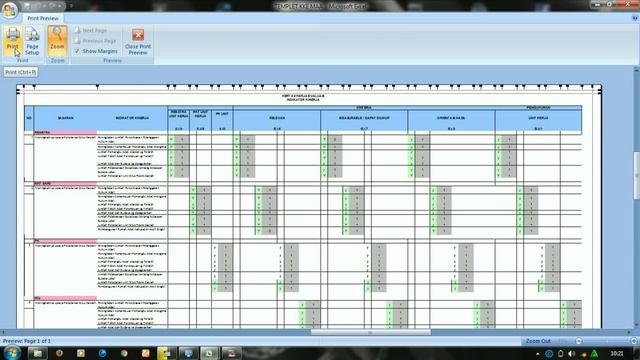 Cara Print Table Panjang di Excel F4 Agar Tidak Terpotong смотреть онлайн