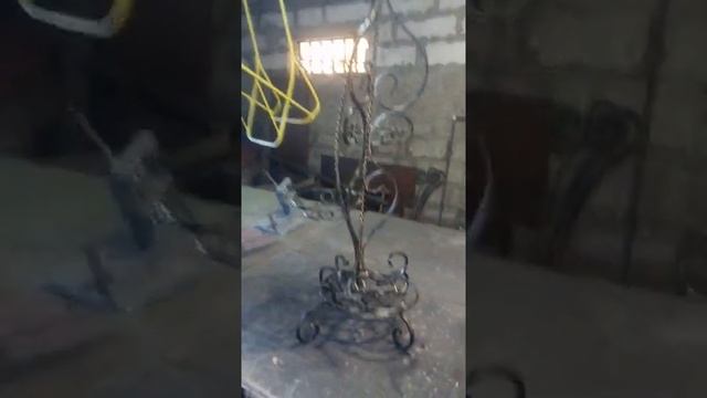 Кованая цветочница,художественная ковка,кондуктор,кухня,кованые элементы. смотреть онлайн