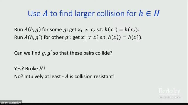 Collision-Resistance from Multi-Collision-Resistance смотреть онлайн