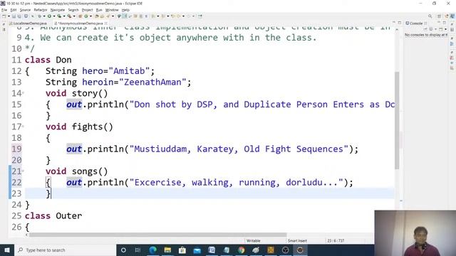 53. Core Java @ Free in Telugu, Anonymous Inner Classes In-depth смотреть онлайн