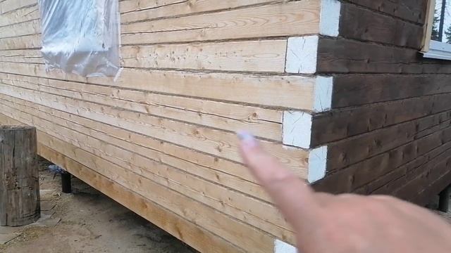 Красим дом из бруса. смотреть онлайн