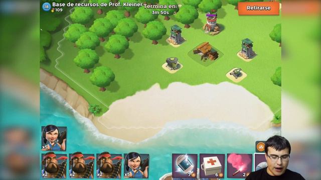 Acabando con los lanzacohetes | Mini Boom Beach Español смотреть онлайн