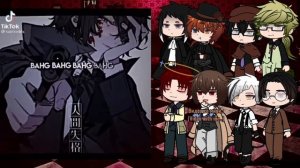 Bungou stray dogs react to Dazai [Rus/Eng] БСД реакция на Дазая Gacha🌹🥀Part [1/2]