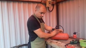 Компрессор из огнетушителя