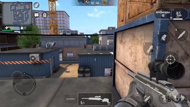 Modern OPS | Обзор снайперки Scout и винтовки M16A4 (Онлайн ФПС Шутер) для Android смотреть онлайн